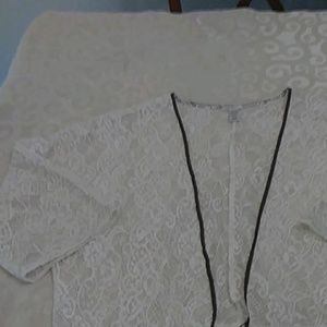 sheer lace old navy Ivory